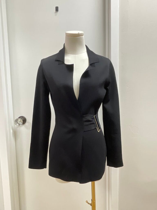 Stella McCartney Black Split Hem Blazer