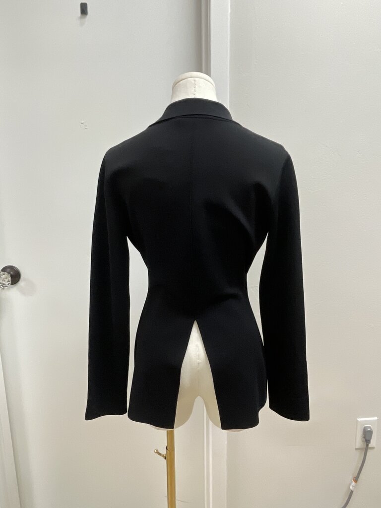 Stella McCartney Black Split Hem Blazer