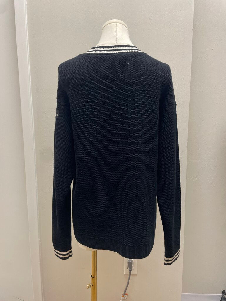 Alo Black and White Cardigan