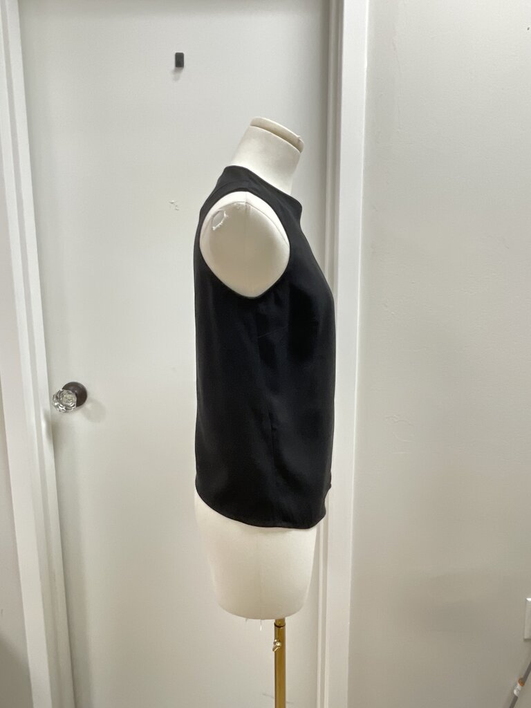 Versus Versace Black Safety Pin Vest