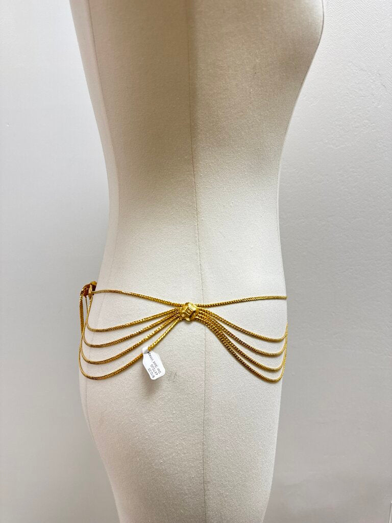 Dior Gold Vintage Swag Belt or Necklace