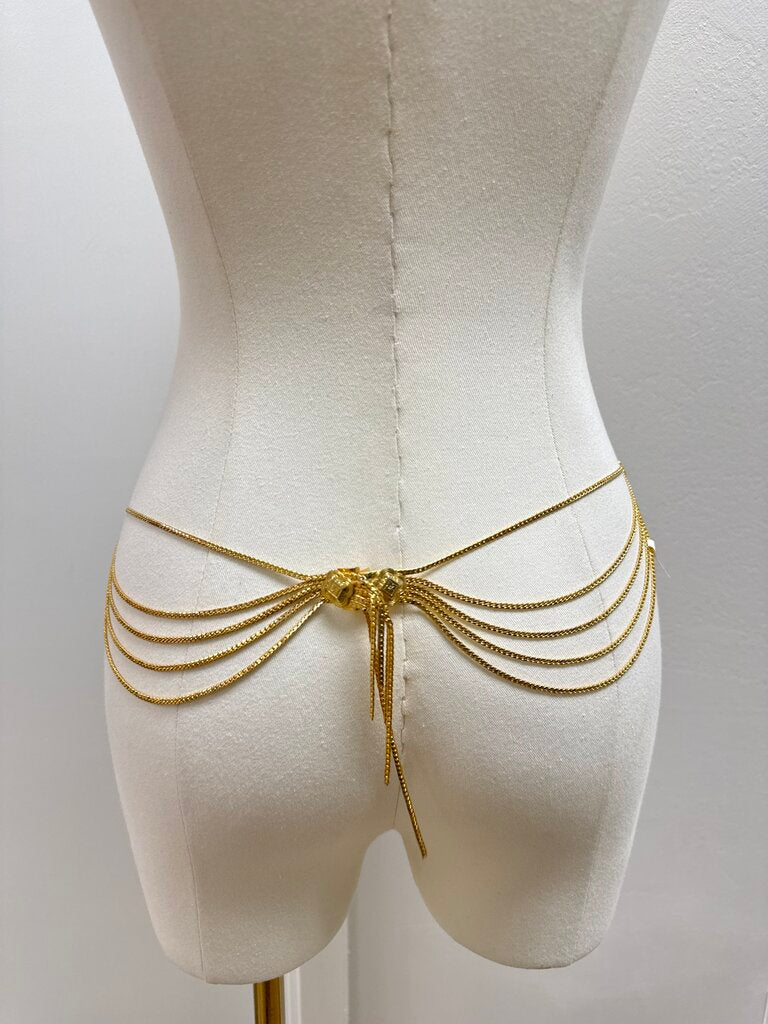 Dior Gold Vintage Swag Belt or Necklace