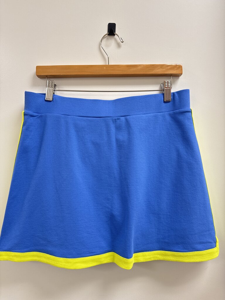 Addison Bay Light Blue and Lime Pique Skort NWT