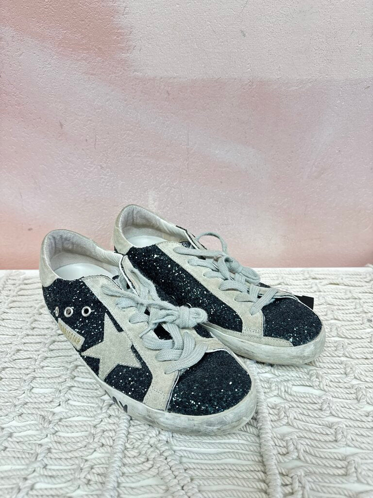 Golden Goose Black Sequin Sneaker