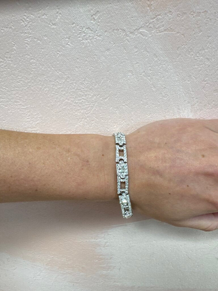 Costume Crystal Link Bracelet