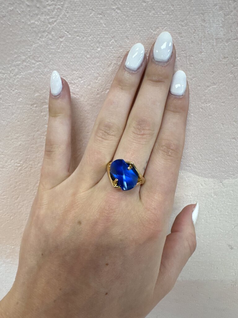 Costume Blue Stone RIng