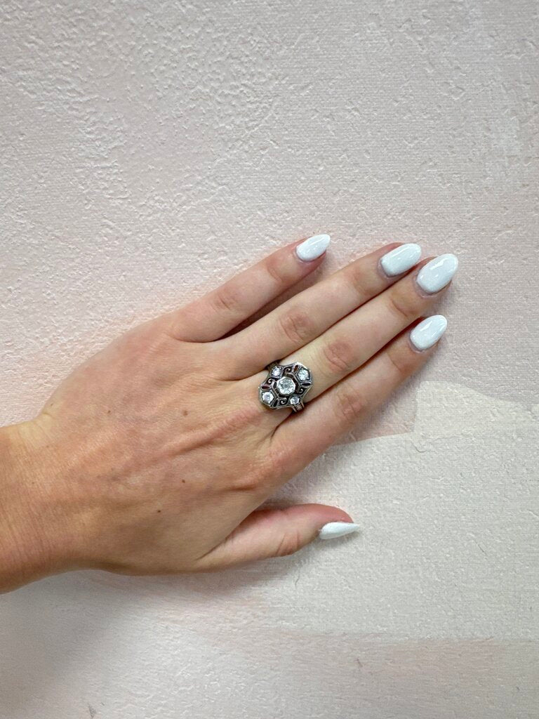 Costume Diamond Vintage Ring