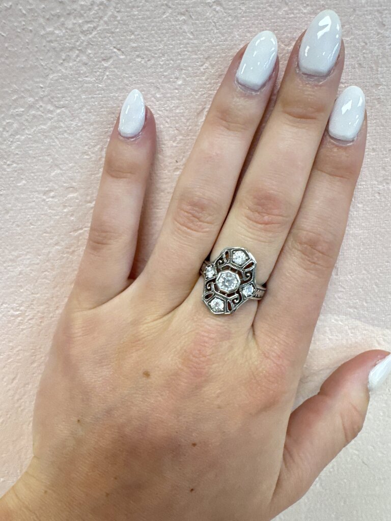 Costume Diamond Vintage Ring