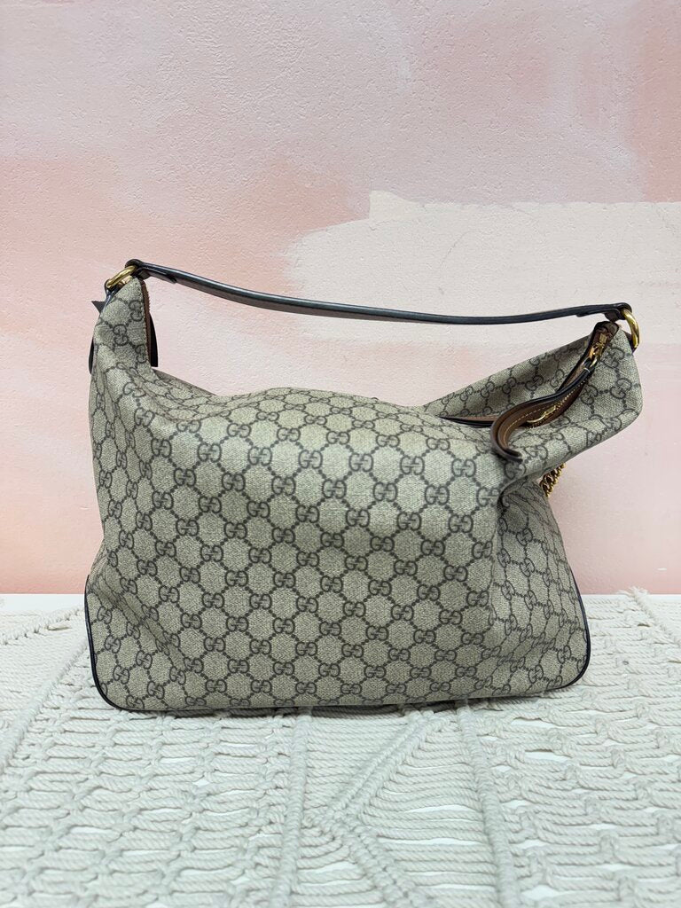Gucci Monogram Large Linea Hobo
