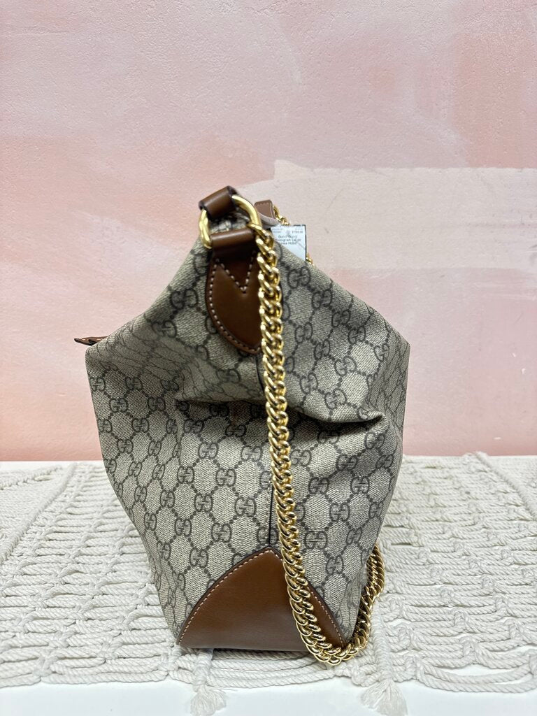 Gucci Monogram Large Linea Hobo