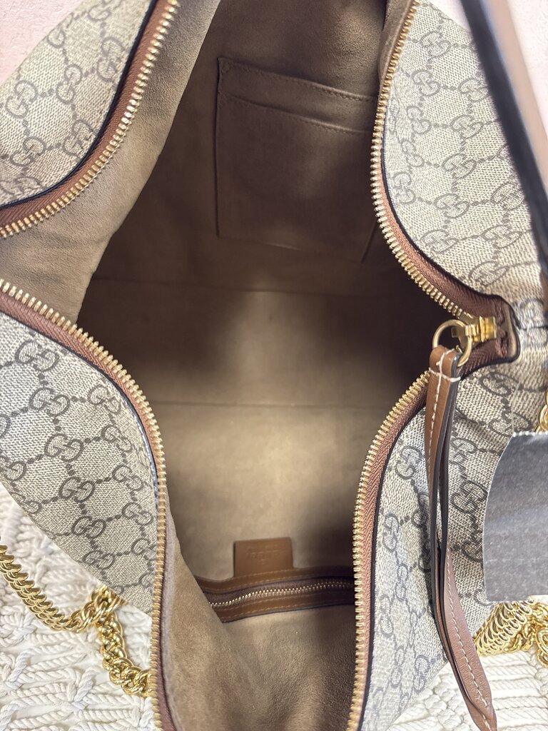 Gucci Monogram Large Linea Hobo
