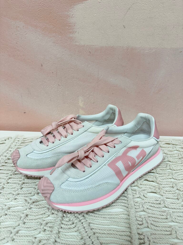 Dolce & Gabbana Pink Logo Sneaker