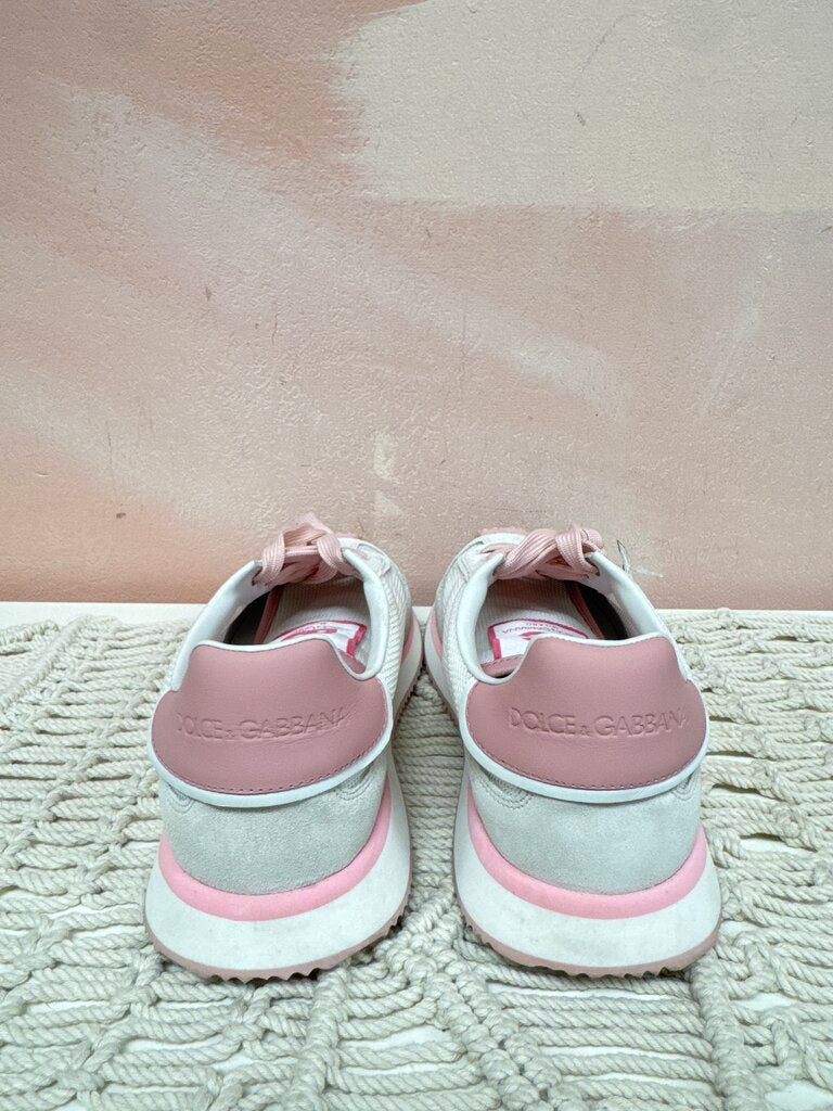 Dolce & Gabbana Pink Logo Sneaker