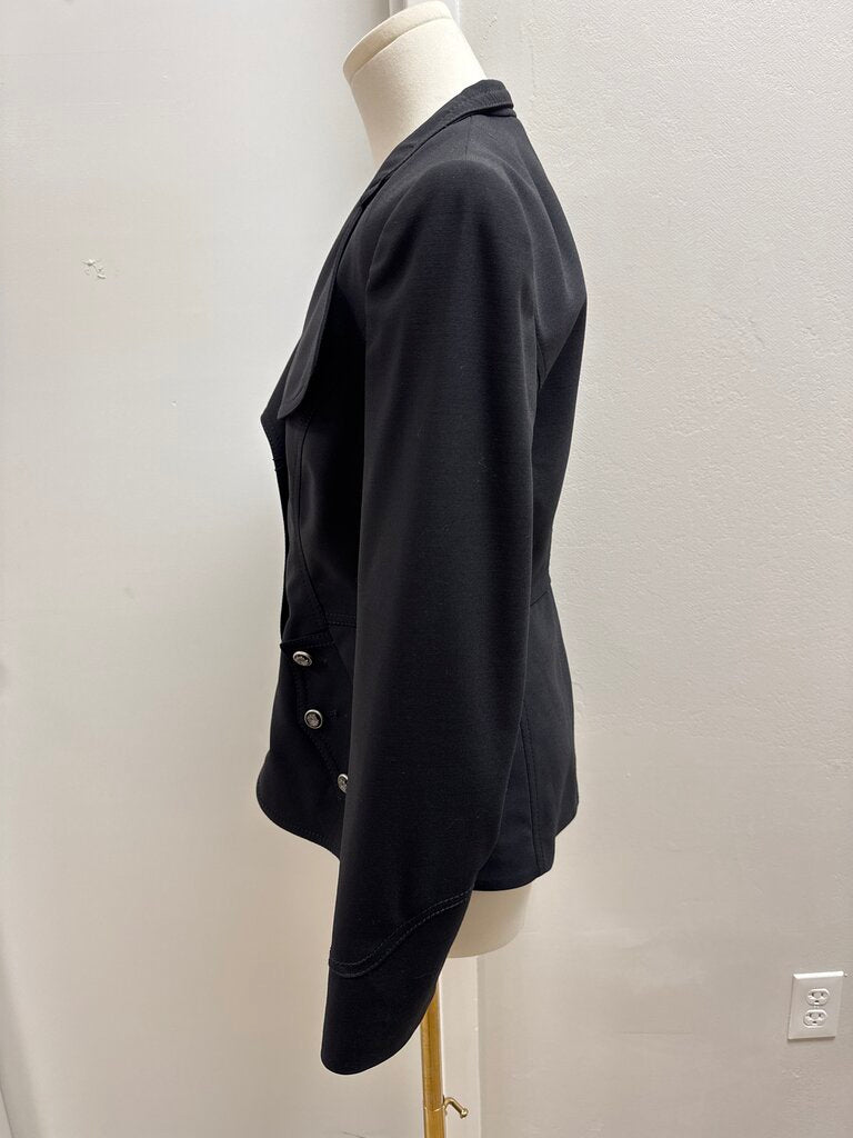 Dolce & Gabbana Black Wool Cropped Jacket NWT