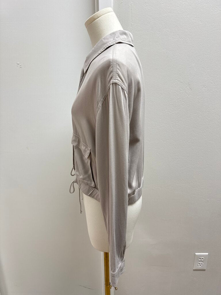 Splendid Grey Cropped Jacket NWT