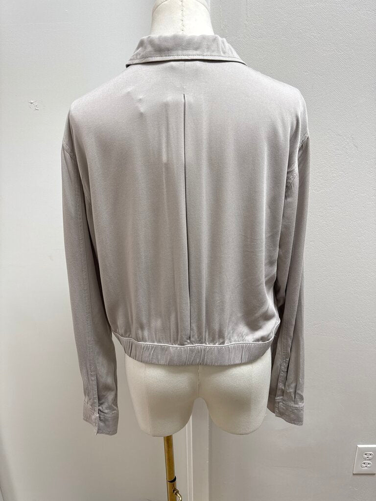 Splendid Grey Cropped Jacket NWT