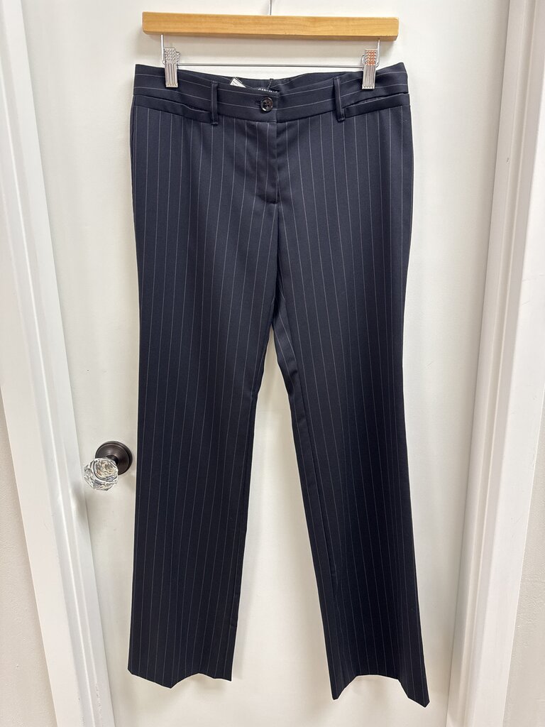 Dolce & Gabbana Blue Wool Pinstripe Trouser NWT