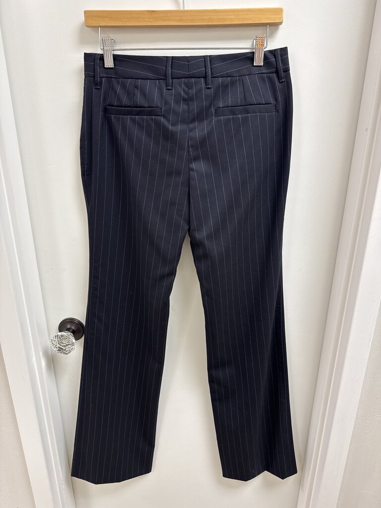 Dolce & Gabbana Blue Wool Pinstripe Trouser NWT