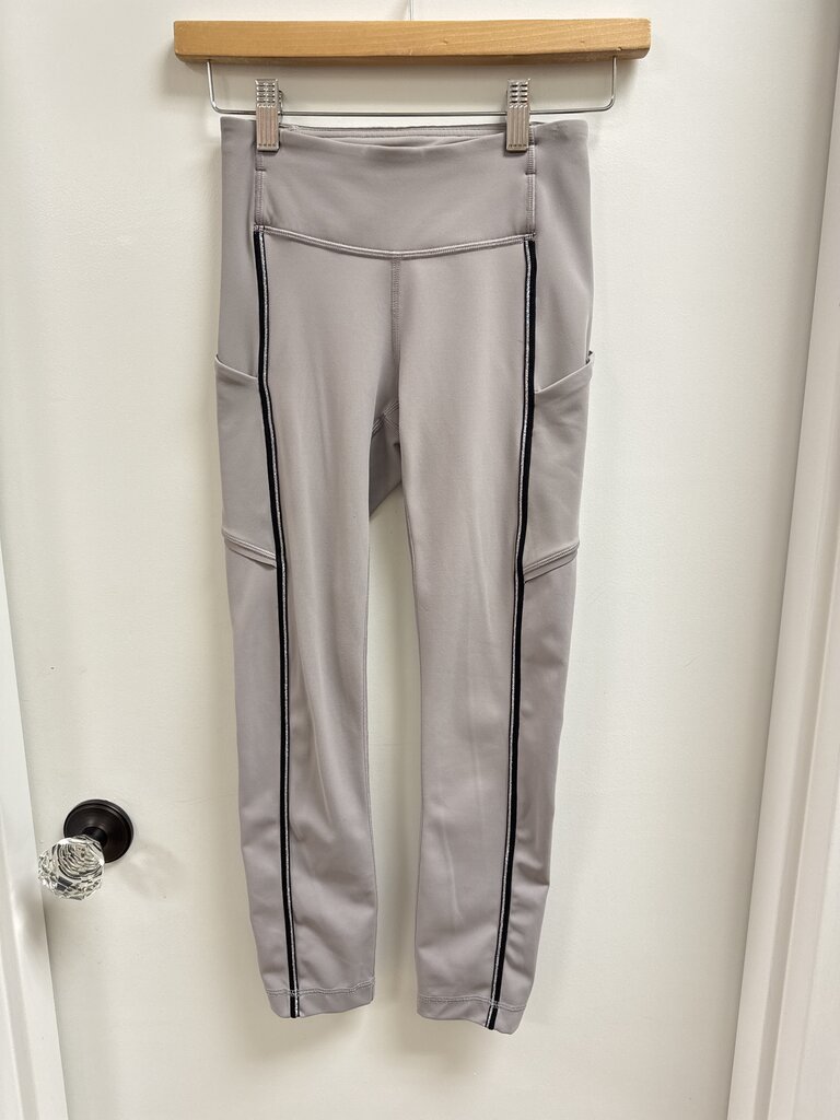 Lululemon Grey Side Stripe Legging