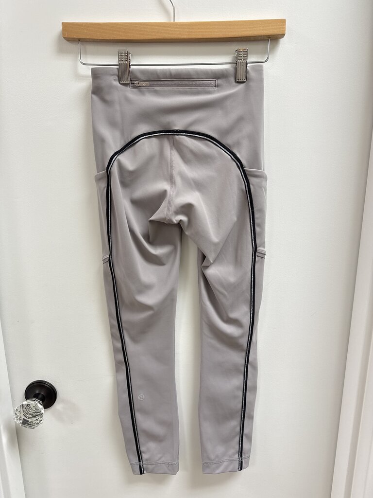 Lululemon Grey Side Stripe Legging