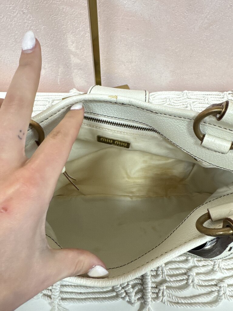Miu Miu Denim Shoulder Bag