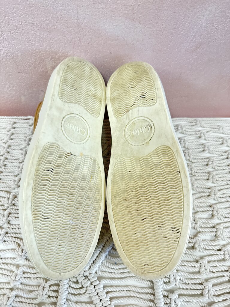 Chloe Blush Lace Slip On Sneaker