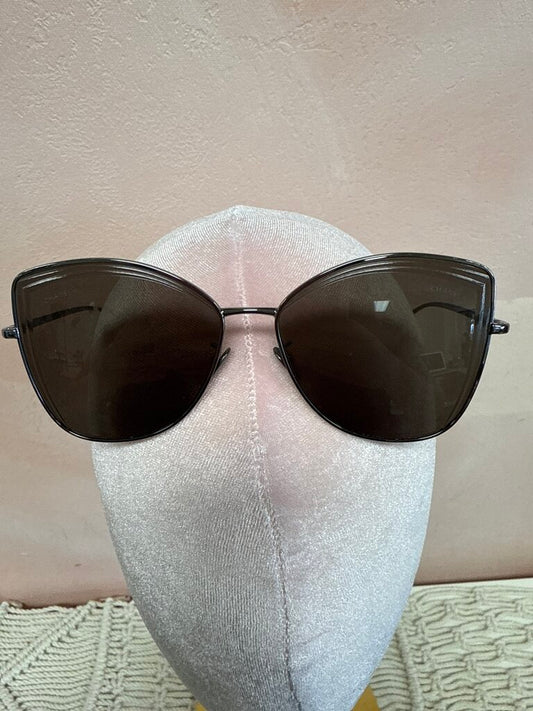 Chanel Silver Butterfly Frame Sunglasses