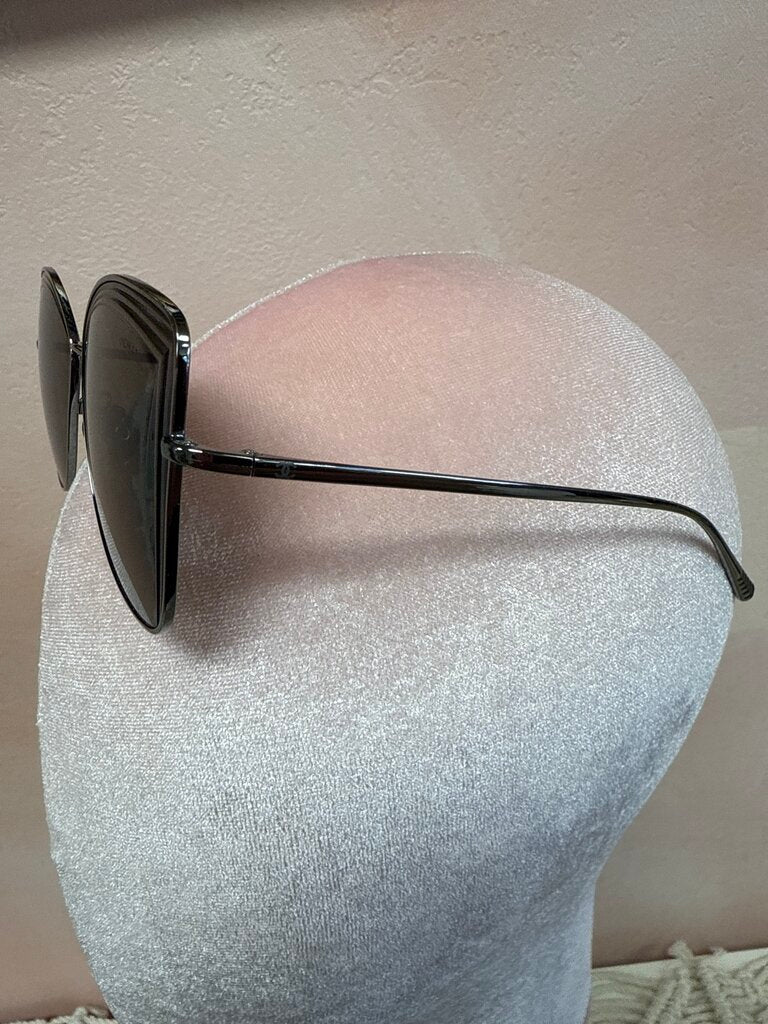 Chanel Silver Butterfly Frame Sunglasses