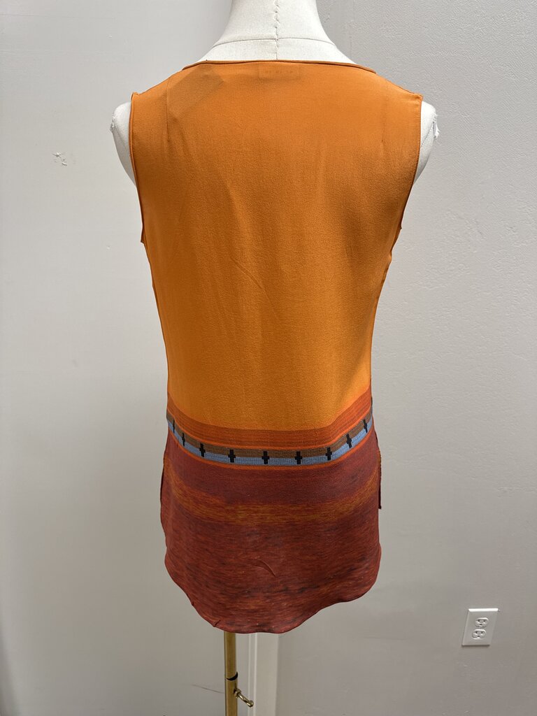 Akris Orange Printed Top