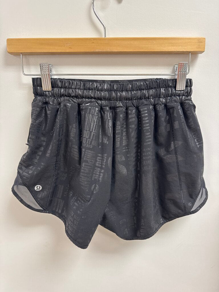 Lululemon Black Logo Shorts