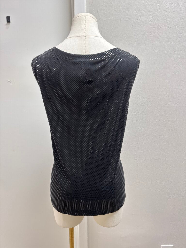 St John Black Beaded Tank