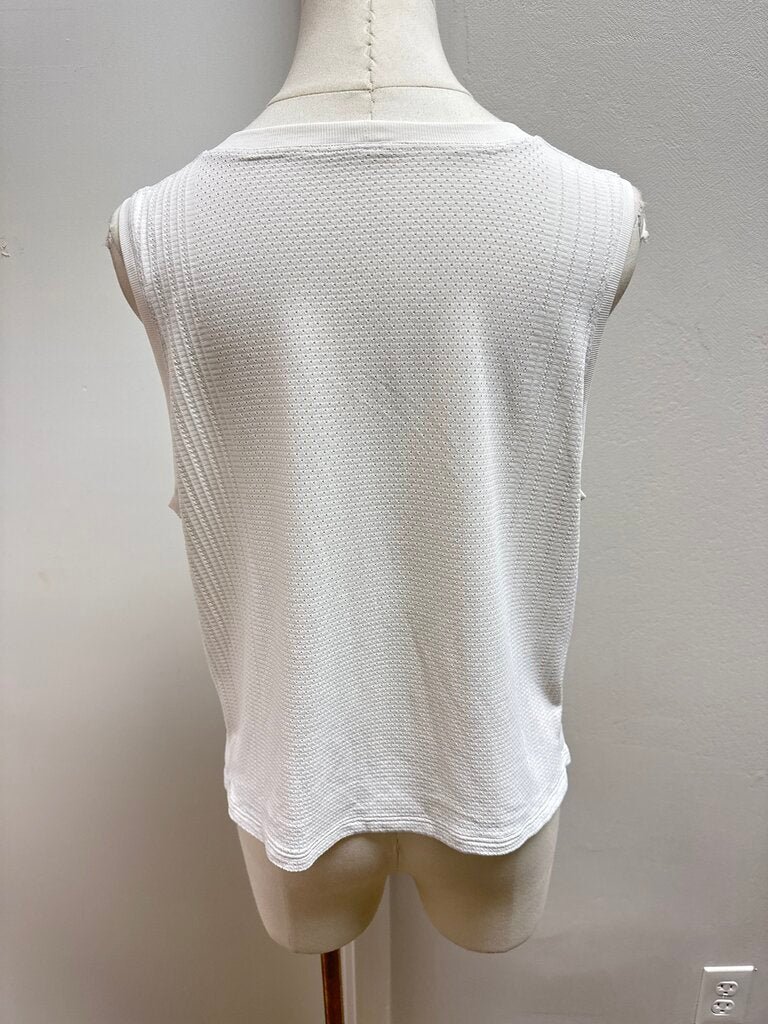 Lululemon White Muscle Tank