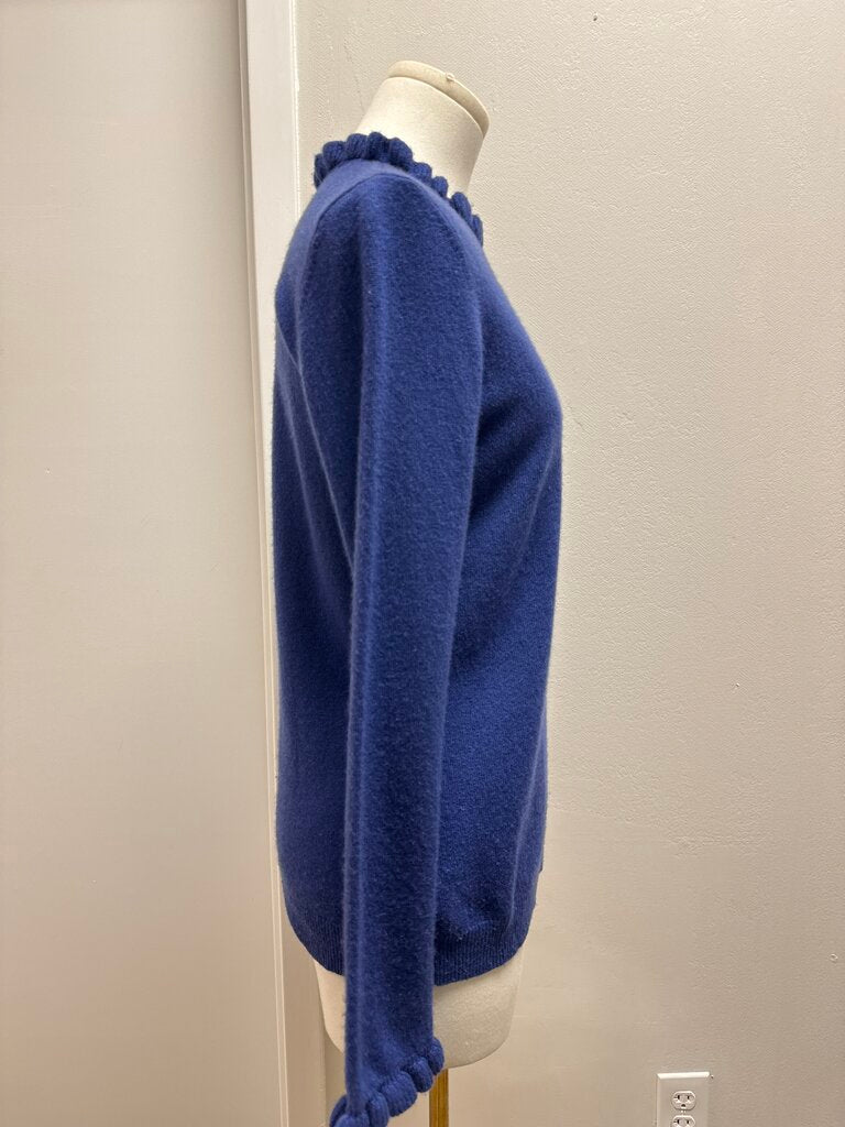 J McLaughlin Cashmere Sweater With Ruffle Detail