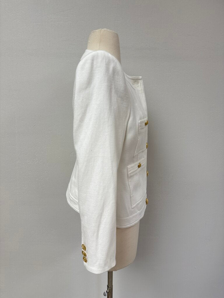 Veronica Beard White Cropped Jacket NWT