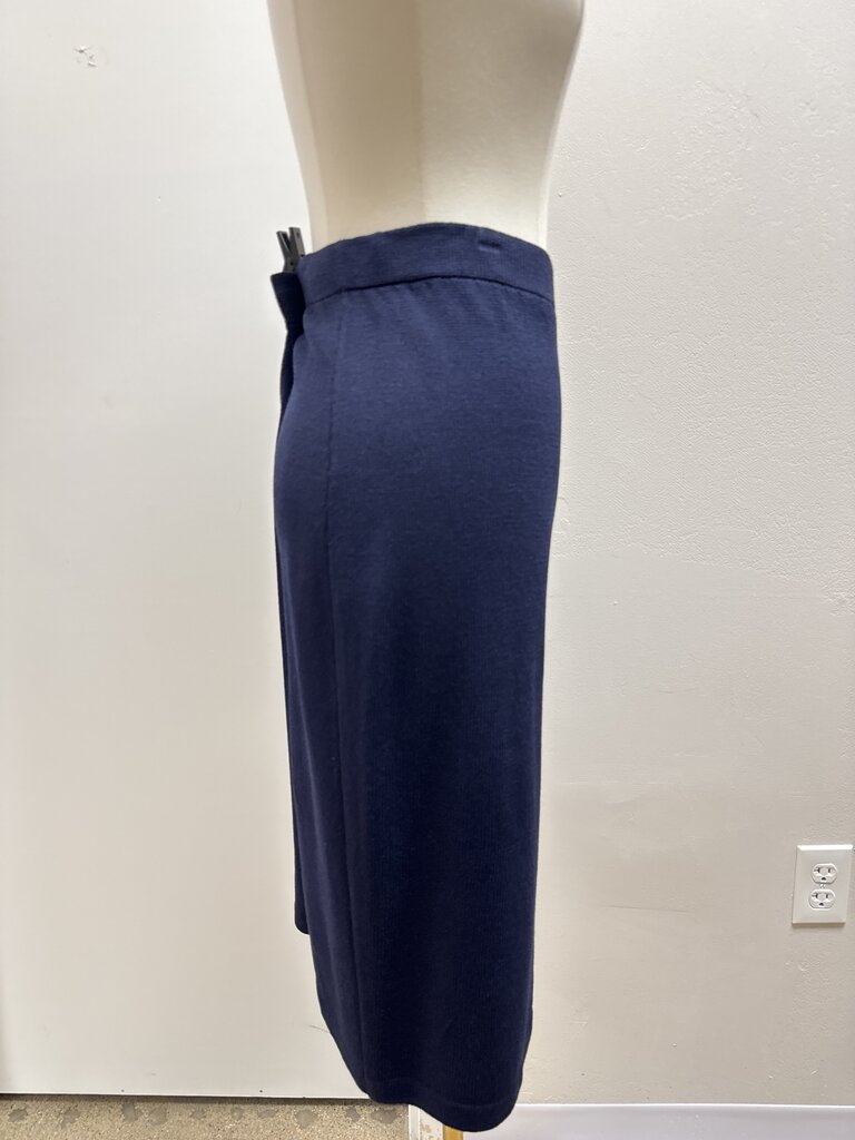 St John Blue Knit Skirt NWT