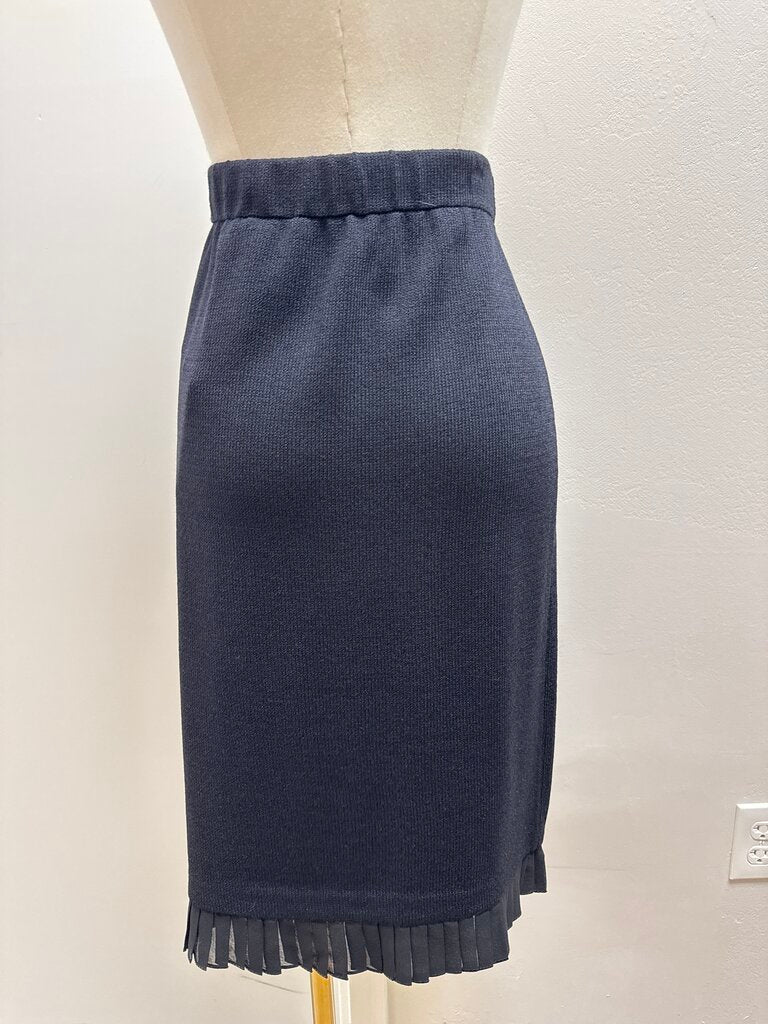St John Black Knit Skirt NWT