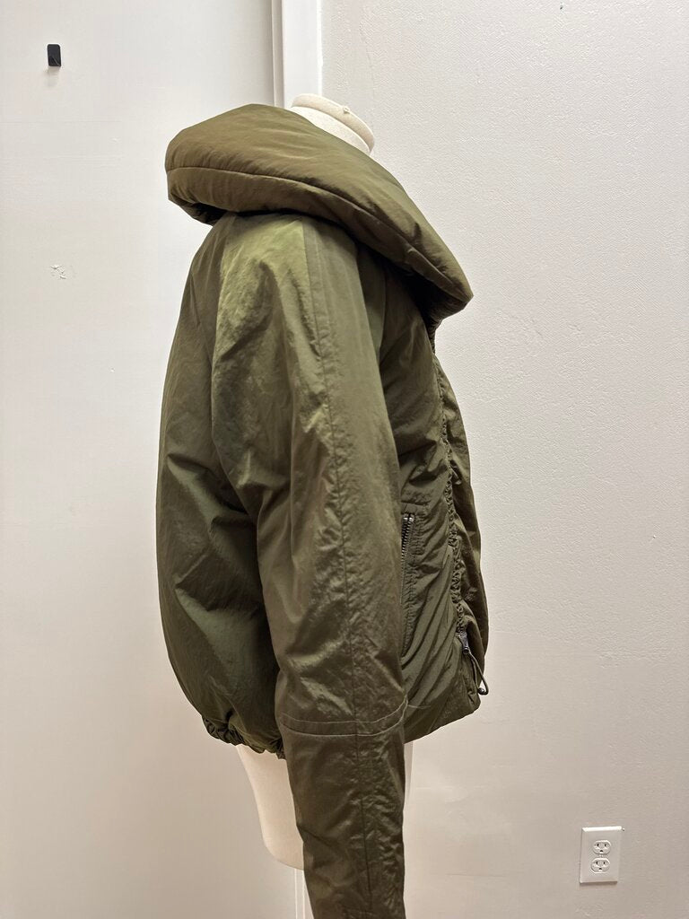 Theory Olive Puffer Jacket