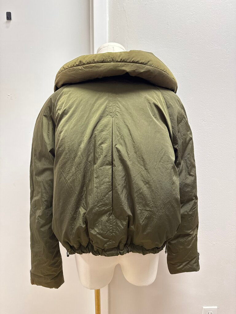 Theory Olive Puffer Jacket