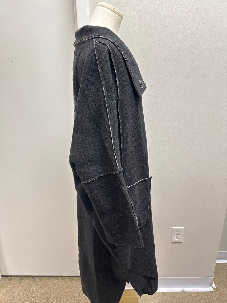 Luukaa Black Sweater Coat