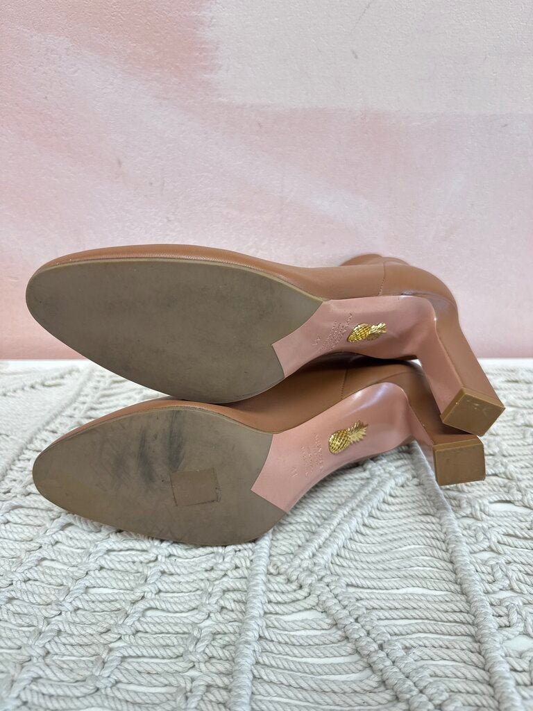 Aquazzura Tan Bootie