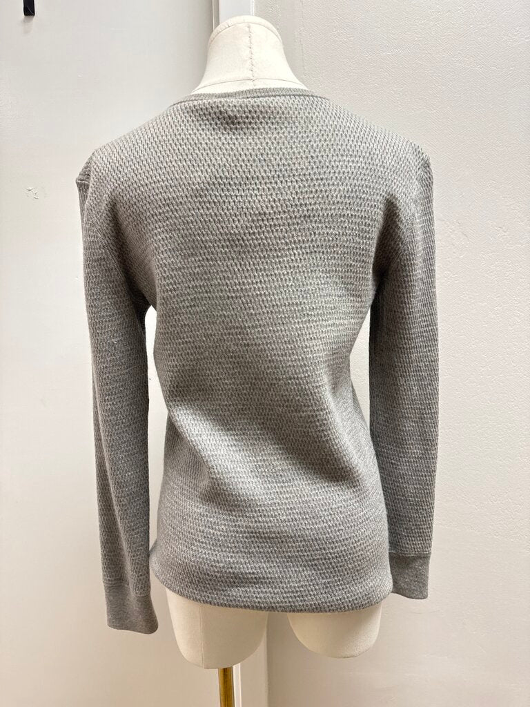 6397 Grey Waffle Sweater