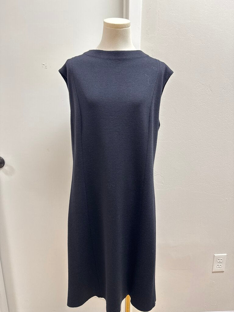 St John Black Knit Dress NWT