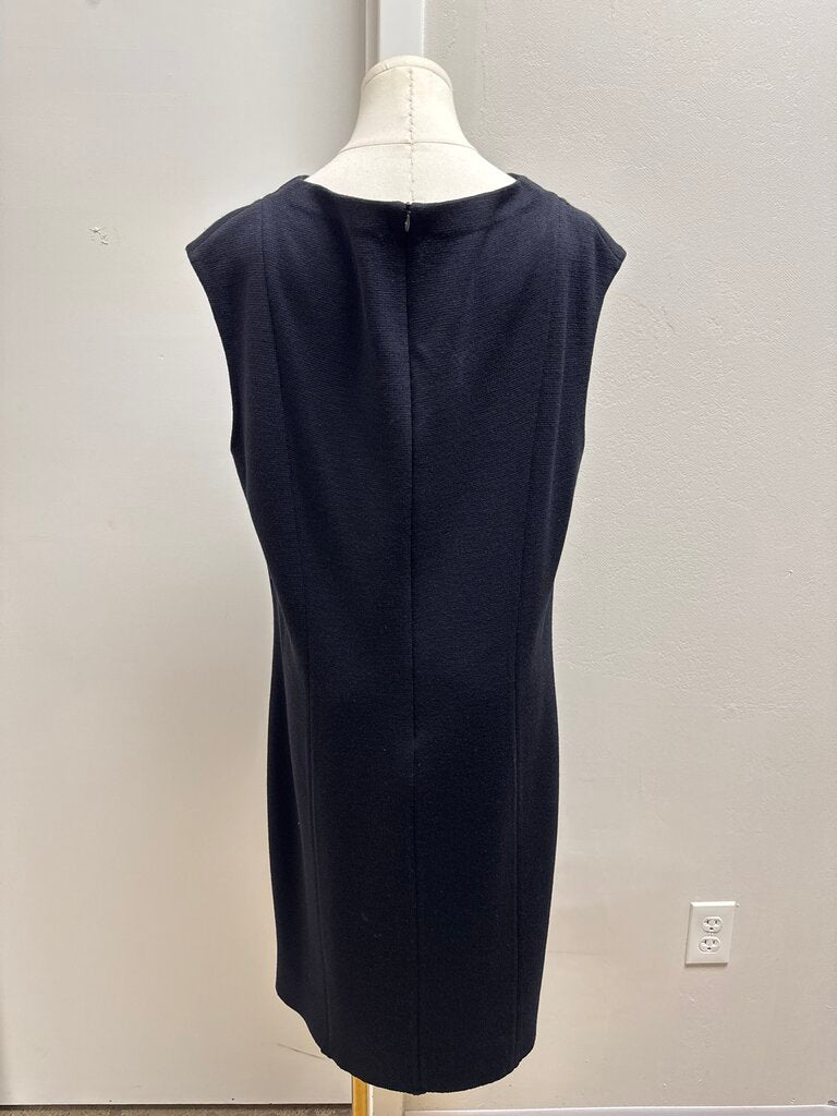 St John Black Knit Dress NWT