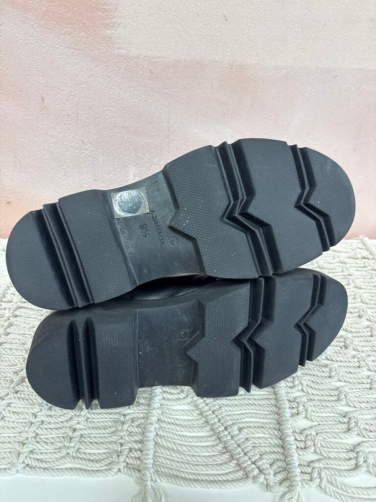 Aquatalia Black Combat Boot