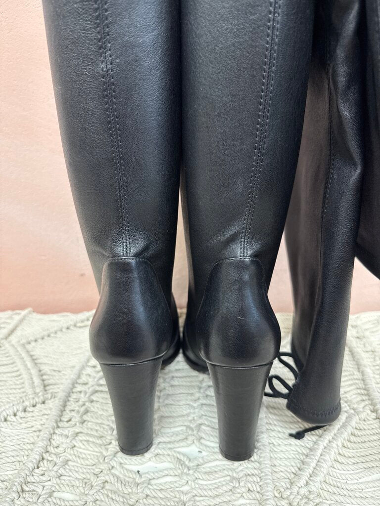 Stuart Weitzman Black Ultra Highland Knee High Boots NWT
