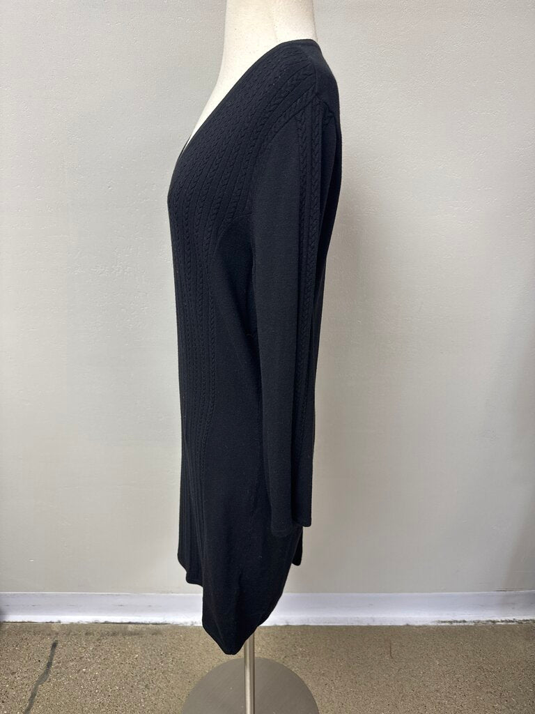 Rag & Bone Black Cable Knit Dress