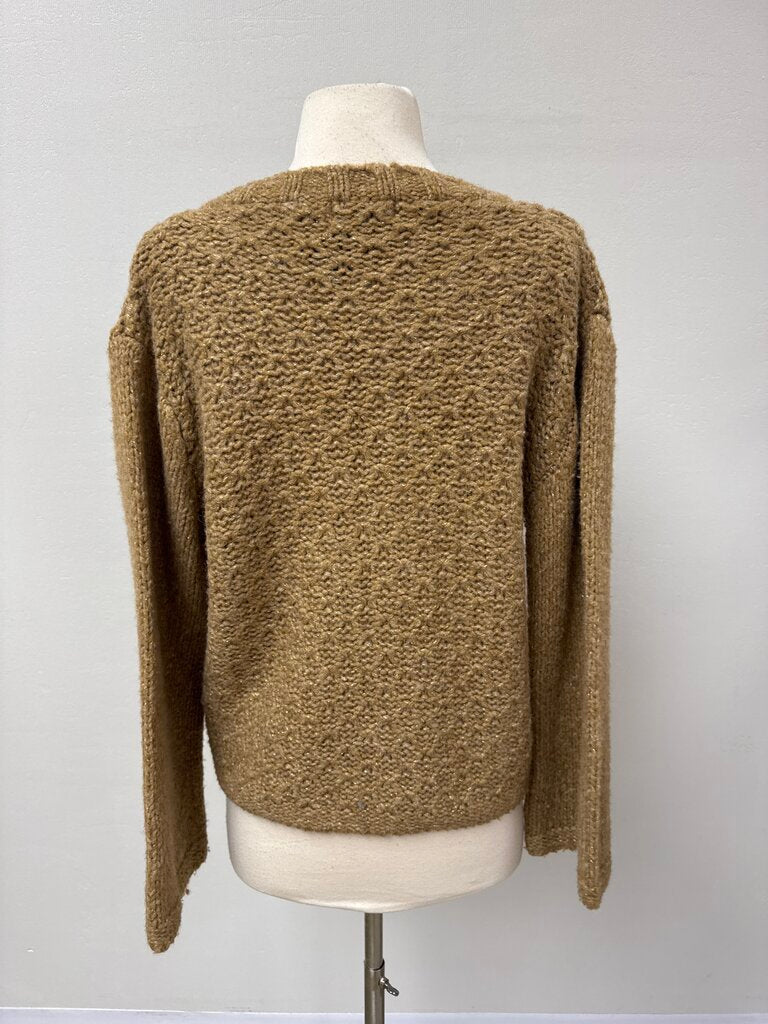 Ramy Brook Tan V-Neck Sweater