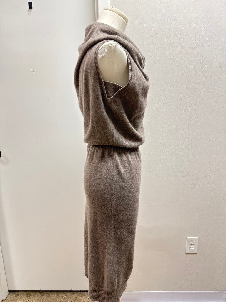 Brochus Walker Barley Cashmere Cowl Neck Dress