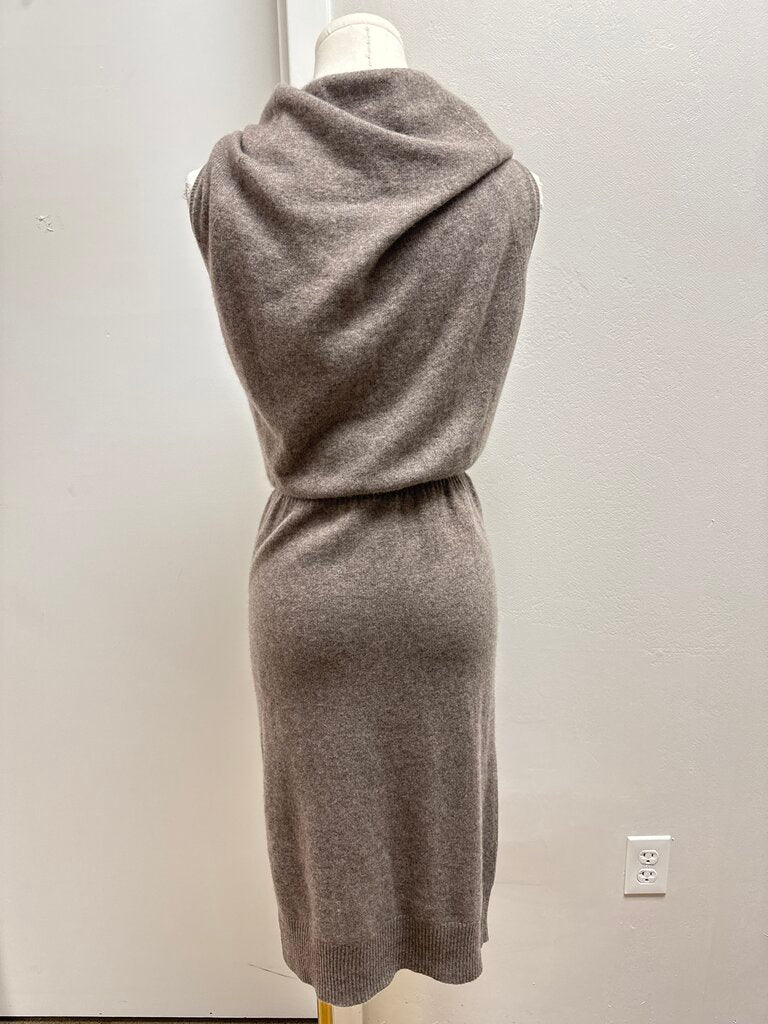 Brochus Walker Barley Cashmere Cowl Neck Dress