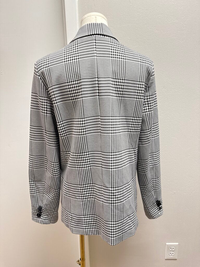 Kilgore Trout Black and White Plaid Blazer